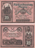  Бона. Германия (Польша). Стригау (Стшегом) 25 пфеннигов 1920 год. Нотгельд. (XF) 