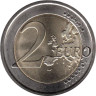  Люксембург. 2 евро 2009 год. 90 лет вступления на престол Герцогини Шарлотты. 