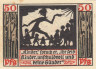  Бона. Германия. Наумбург 50 пфеннигов 1920 год. Аверс с вишенками, литера G. Нотгельд. (VF)  