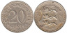  Эстония. 20 сентов 1935 год. 