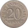  Эстония. 20 сентов 1935 год. 