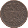  Австрия. 2 геллера 1912 год. 