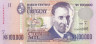  Бона. Уругвай 100000 новых песо 1991 год. Эдуардо Фабини. (XF) 