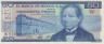  Бона. Мексика 50 песо 1981 год. Бенито Хуарес. (синяя и коричневая надпечатки) (Пресс) 