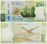  Бона. Мексика 200 песо 2019 год. Мигель Идальго и Кастилия, Хосе Мария Морелос. (Пресс) 