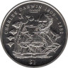  Сьерра-Леоне. 1 доллар 1999 год. Чарльз Дарвин. 