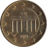  Германия. 10 евроцентов 2003 год. Бранденбургские ворота. (F) 
