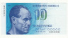  Бона. Финляндия 10 марок 1986 год. Пааво Нурми. (XF-AU) 