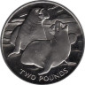  Южная Георгия. 2 фунта 2017 год. Южный морской слон. 