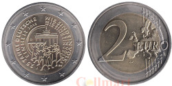 Германия. 2 евро 2015 год. 25 лет объединению Германии. (J)