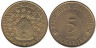  Словения. 5 толаров 1993 год. 300 лет Словенской Академии Наук и Искусств. 