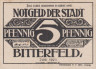 Бона. Германия. Биттерфельд 5 пфеннигов 1921 год. Нотгельд. (XF) 