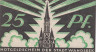  Бона. Германия. Вандсбек 25 пфеннигов 1921 год. Нотгельд. (XF) 