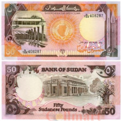 Бона. Судан 50 фунтов 1991 год. Национальный музей Судана. (Пресс)