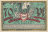  Бона. Германия. Киль 70 пфеннигов 1921 год (вариант 1). Нотгельд. (XF) 
