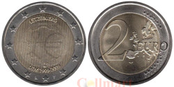 Люксембург. 2 евро 2009 год. 10 лет введения евро.