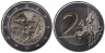  Франция. 2 евро 2022 год. 90 лет со дня рождения Жака Ширака. 