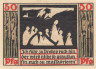  Бона. Германия. Наумбург 50 пфеннигов 1920 год. Аверс с вишенками, литера H. Нотгельд. (XF) 