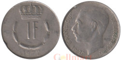 Люксембург. 1 франк 1972 год. Великий герцог Жан.