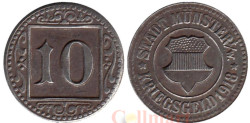 Германия. Мюнстер. 10 пфеннигов 1918 год. Нотгельд.