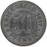  Германия. Меттман. 50 пфеннигов 1917 год. Памятник. Нотгельд. 