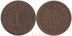 Германская империя. 1 пфенниг 1904 год. (A)