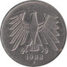  Германия (ФРГ). 5 марок 1988 год. (F) 