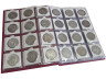  Монетник вертикальный на 120 ячеек с листами под монеты в холдерах. (СОМС, Россия) 