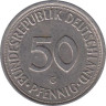 ФРГ. 50 пфеннигов 1982 год. (G) 