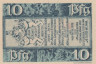  Бона. Германия. Мюнден 10 пфеннигов 1921 год. Нотгельд. (XF) 