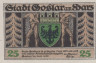  Бона. Германия. Гослар 25 пфеннигов 1920 год. Нотгельд. (XF) 
