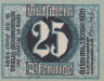  Бона. Германия. Гримма 25 пфеннигов 1920 год. Нотгельд. (XF) 