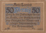  Бона. Германия. Косфельд (район) 50 пфеннигов 1918 год. Нотгельд. (VF) 