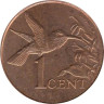  Тринидад и Тобаго. 1 цент 2011 год. Колибри. 