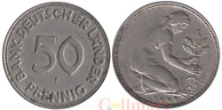 ФРГ. 50 пфеннигов 1949 год. (F)