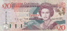  Бона. Восточно-карибские государства 20 долларов 1994 год. Сент-Люсия. (F) 