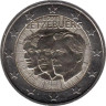  Люксембург. 2 евро 2011 год. 50 лет назначения Великого герцога Жана титулом "lieutenant-representant". 