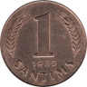  Латвия. 1 сантим 1939 год. 