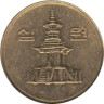  Южная Корея. 10 вон 1999 год. 