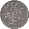  Мальта. 50 центов 1995 год. Девясил. 