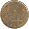  Италия. 10 евроцентов 2002 год. Рождение Венеры. 