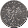  Польша. 20 грошей 2008 год. Герб. 