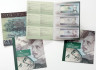  Боны Литва. Редкий набор из 3-х не выпущенных в обращение банкнот 100, 500 и 1000 литов 1991 - 1994 гг. в буклете. 