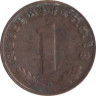 Германия - Третий рейх. 1 рейхспфенниг 1937 год. (D) 