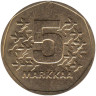  Финляндия. 5 марок 1977 год. Ледокол Варма. 