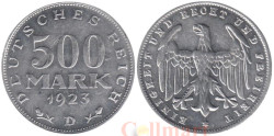 Веймарская республика. 500 марок 1923 год. (D)