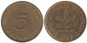  ФРГ. 5 пфеннигов 1989 год. (F) 