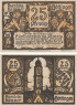  Бона. Германия. Гёттинген 25 пфеннигов 1920 год. Нотгельд. (XF) 