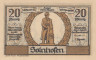  Бона. Германия. Зольнхофен 20 пфеннигов 1921 год. Нотгельд. (XF) 
