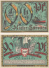  Бона. Германия. Киль 90 пфеннигов 1921 год (вариант 2). Нотгельд. (XF) 